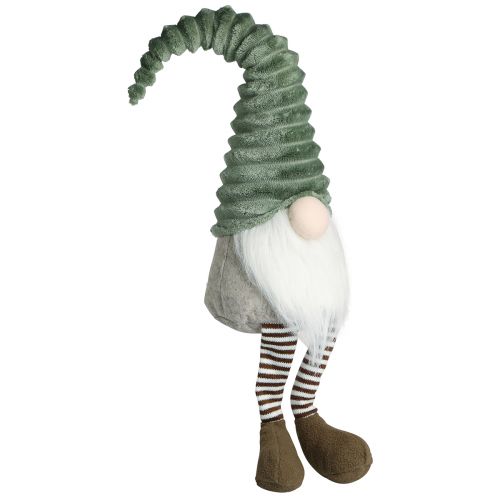 Floristik24 Stołek Edge Gnome Świąteczny Zielony Brązowy W55cm 2szt