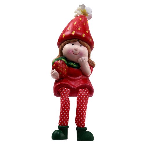 Floristik24 Stołek krawędziowy truskawkowe figurki dekoracyjne dla dzieci wys. 11,5-13cm 2szt