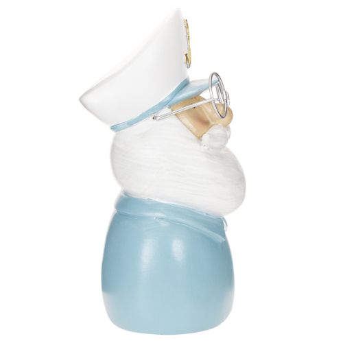 Figurka kapitana, dekoracja morska w okularach i kapeluszu, 16 cm | Floristik24.pl