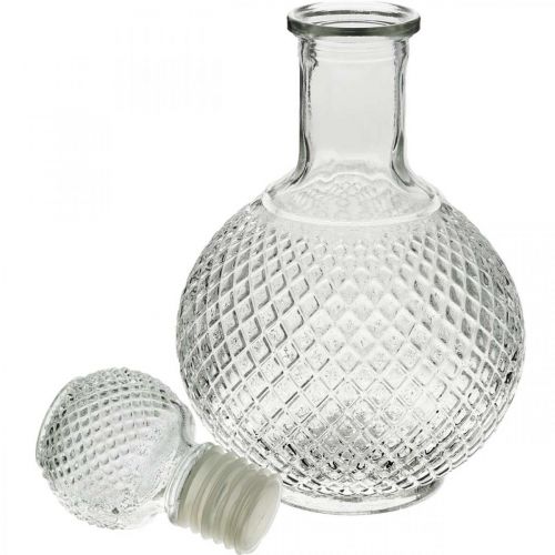 Floristik24 Karafka do whisky z pokrywką Karafka szklana wys.24cm
