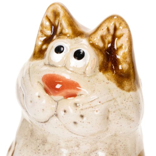 Produkt Ceramiczne figurki dekoracyjne w kształcie kotów, zabawne figurki zwierząt do dekoracji salonu, 8 cm, 4 sztuki