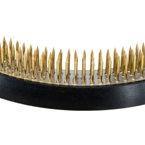 Floristik24 Pomoc w zakładaniu pierścieni Kenzan, igły mosiężne, pomoc w zakładaniu Ø150mm