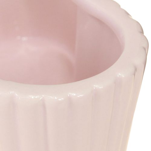 Produkt Ceramiczne serca dekoracyjne pastelowy zielony różowy 11×10×6cm 4 szt
