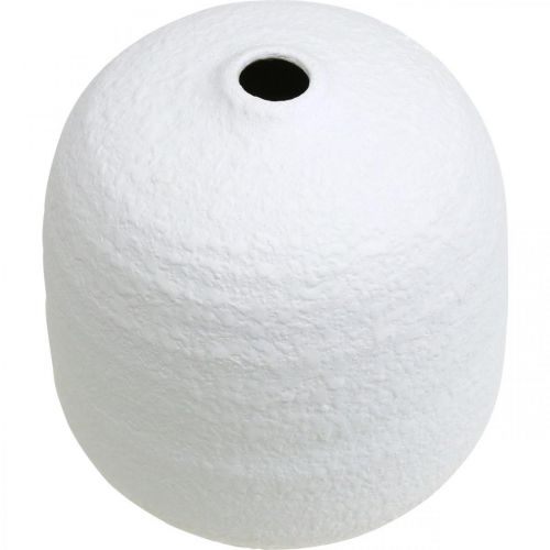 Floristik24 Wazon ceramiczny, wazony dekoracyjne białe Ø15cm W14,5cm, zestaw 2 szt