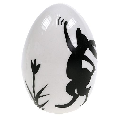 Floristik24 Jajko ceramiczne z wzorem 6,5cm 4szt.