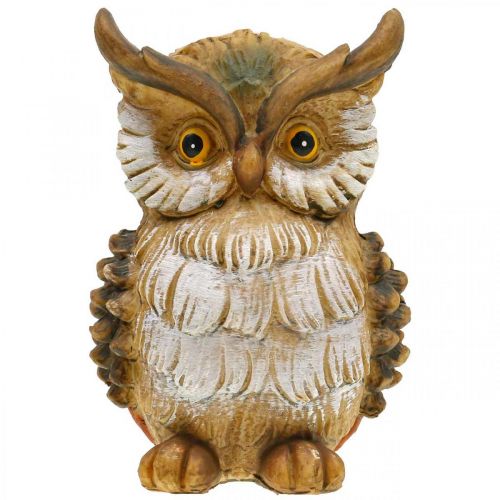 Produkt Sowa dekoracyjna figura dekoracyjna ręcznie malowana jesienna dekoracyjna polyresin wys.14cm