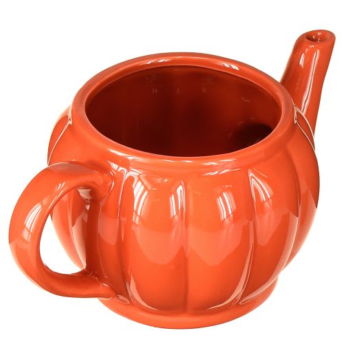Produkt Doniczka ceramiczna pomarańczowa mix 21,5×13×10cm 2 szt.