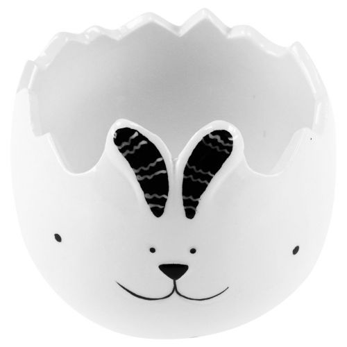 Produkt Ceramiczne pisanki doniczka dekoracyjna Wielkanoc z zajączkiem wielkanocnym 7,5cm 4szt