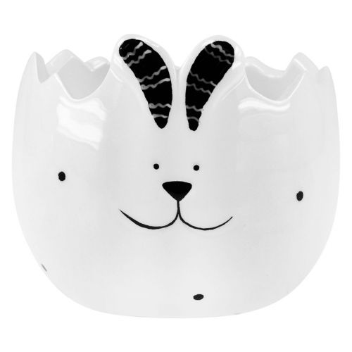 Produkt Ceramiczne pisanki doniczka dekoracyjna Wielkanoc z zajączkiem wielkanocnym 7,5cm 4szt