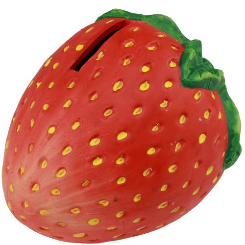 Produkt Ceramiczna skarbonka dekoracja w kształcie truskawek 17 × 13,5 × 13,5 cm