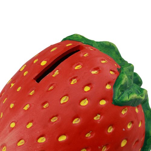 Floristik24 Ceramiczna skarbonka dekoracja w kształcie truskawek 17 × 13,5 × 13,5 cm