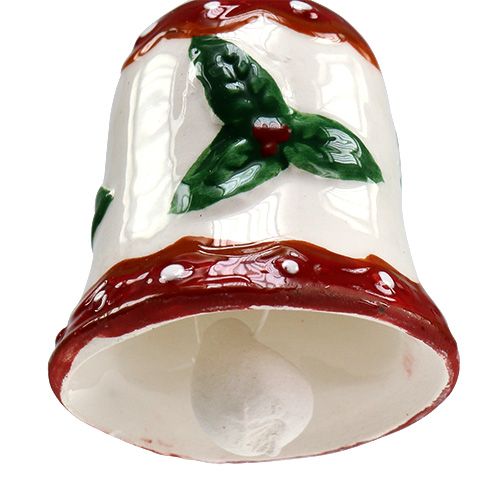 Floristik24 Dzwonek ceramiczny wiszący 5cm kolorowy 3szt.
