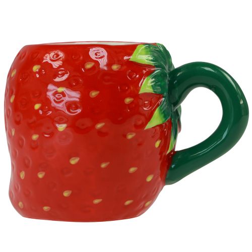 Produkt Kubek ceramiczny truskawka do sadzenia 10cm Ø6,5cm