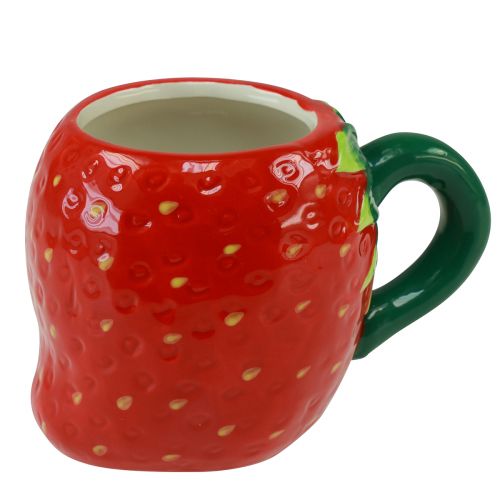 Produkt Kubek ceramiczny truskawka do sadzenia 10cm Ø6,5cm