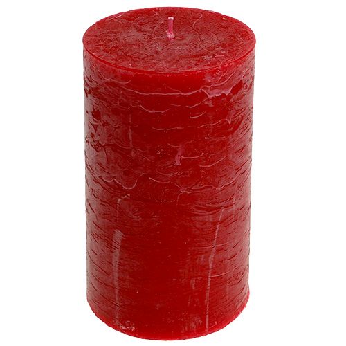 Produkt Świeca czerwona 85mm x 200mm świeca okrągła jednokolorowa 2 szt