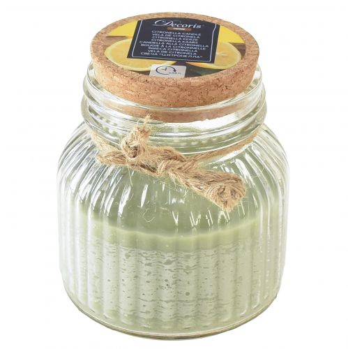 Produkt Świeca zapachowa w szkle Świeca Citronella oliwkowa W11,5cm