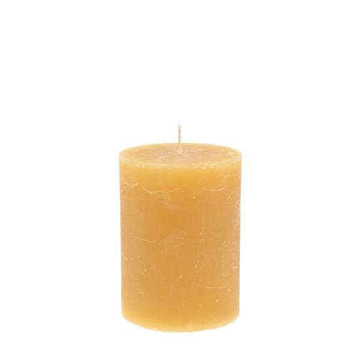Produkt Świece kolorowe w kolorze miodowym 60×80mm 4szt