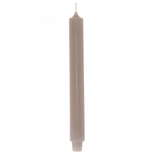 Świeca długi świecznik stołowy pręt świeca szara Ø3cm W29cm