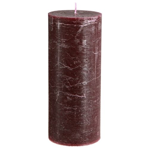 Produkt Świece Świece stojące bordowe jednokolorowe 85x200mm 2 szt