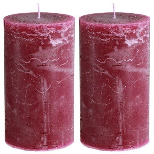 Produkt Świece barwione poprzez Świece stojące Berry 85×150mm 2 szt