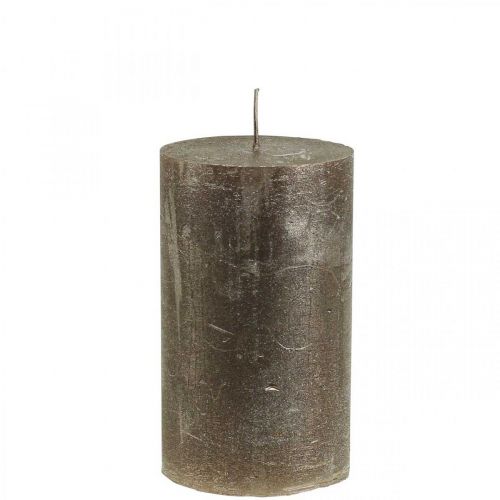 Produkt Świece pieńkowe świece jednokolorowe miedziane 70x120mm 4 szt