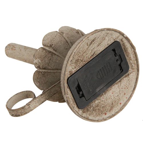 Produkt Antyczny świecznik z metalowym świecznikiem LED o ciepłym świetle, wys. 22 cm