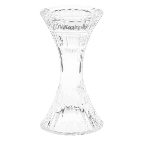 Produkt Świecznik szklany okrągły świecznik w sztyfcie Ø7cm W13cm 2szt