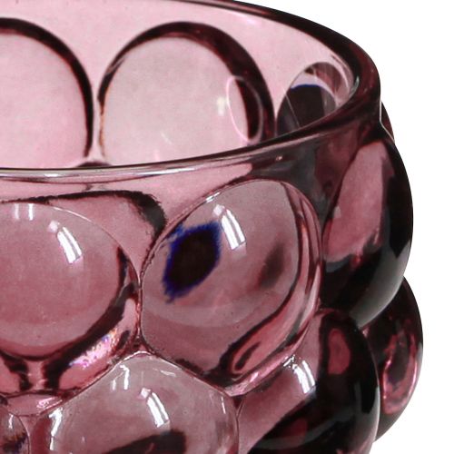 Produkt Świecznik szklany świecznik na tealighty w kolorze Berry Ø7cm W7cm 6 szt