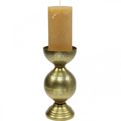 Świecznik orientalny świecznik na tealighty metalowy 25cm