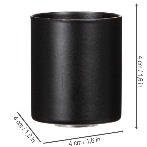 Świecznik magnetyczny, matowy, 4cm, 4 sztuki | Floristik24.pl