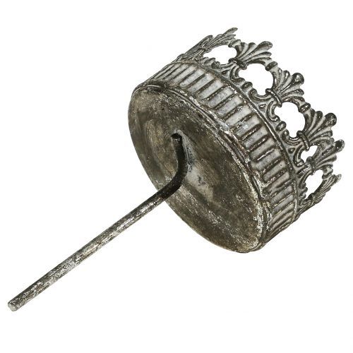 Produkt Świecznik srebrny antyczny Ø7cm W12cm 1 szt