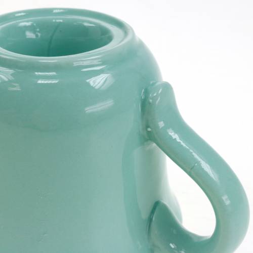 Floristik24 Kubek na świeczkę Ø7,5cm W6cm zielony 3szt