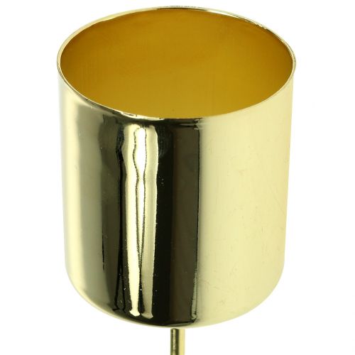 Produkt Świecznik do świec patyczkowych złoty Ø3,5cm H4cm 4szt.