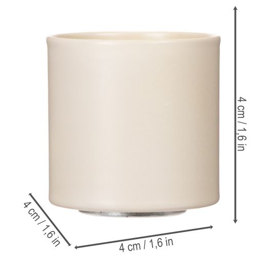 Magnetyczne świeczniki na grube świece stożkowe (4 cm), 4 sztuki | Floristik24.pl