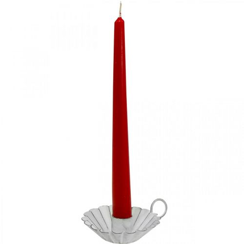 Floristik24 Świecznik Shabby Chic White Metal Deco Ø9,5cm W3cm