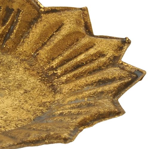 Produkt Świecznik wtykany złoty wygląd antyczny na świece stojące Ø11cm 4szt