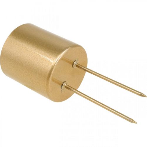 Produkt Świecznik wtykowy złoty świecznik na tealighty metalowy Ø5cm 4 szt
