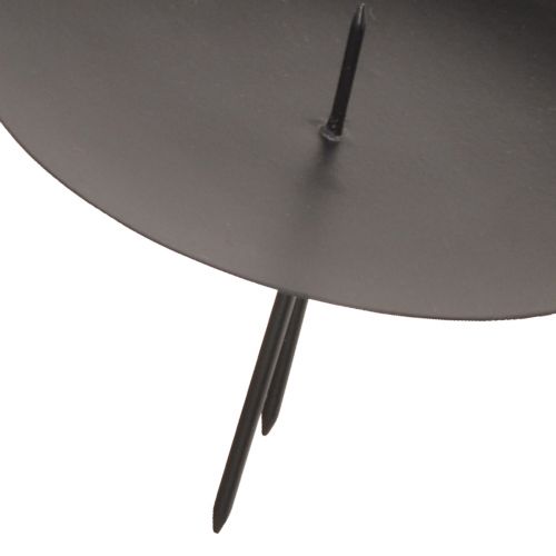 Produkt Świecznik do zatykania metalowy na Adwent czarny Ø8cm 4 szt