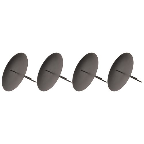 Produkt Świecznik do zatykania metalowy na Adwent czarny Ø8cm 4 szt