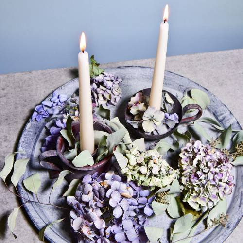 Floristik24 Kubek świecznik antyczny wygląd Ø9cm W8cm