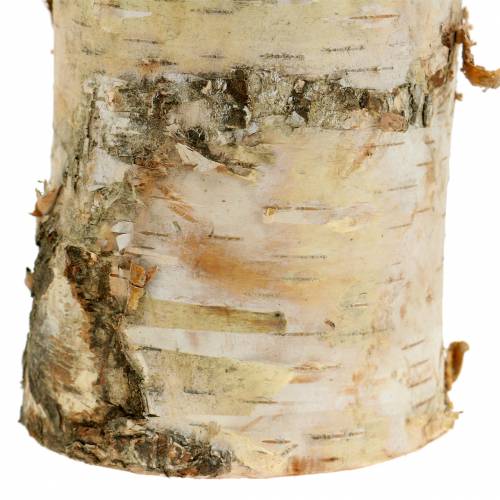 Floristik24 Świecznik brzozowy Ø8cm H14cm