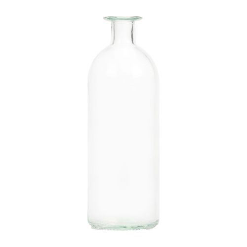 Świecznik butelki dekoracyjne mini wazony szkło przezroczyste wys. 19,5cm 6 szt
