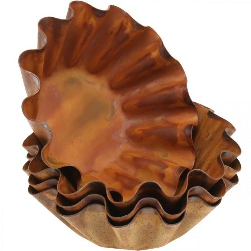 Produkt Forma na ciasto, świecznik, talerz metalowy, stal nierdzewna Ø11,5cm H4cm 4szt.