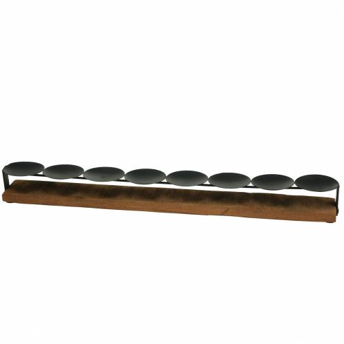 Świecznik drewno tekowe natura 60cm