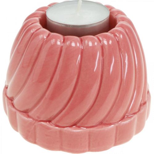Floristik24 Gugelhupf podstawka pod tea light, dekoracja stołu, świecznik do pieczenia, tort dekoracyjny H7cm 3szt.