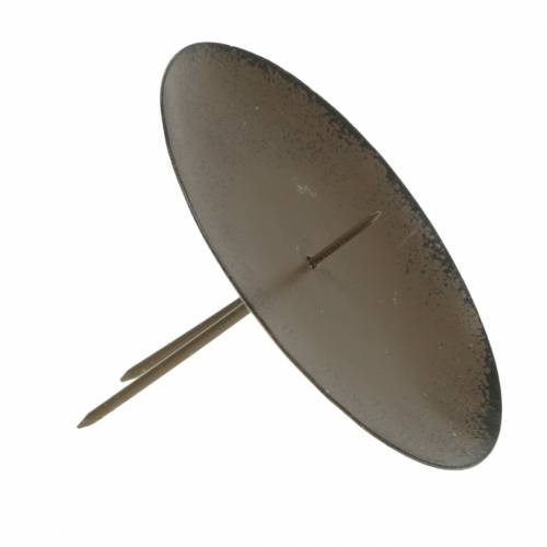 Produkt Świecznik wtykowy 8cm brązowy 4 szt