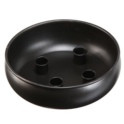 Świecznik w kształcie czarnego kija z magnesami Ø20cm