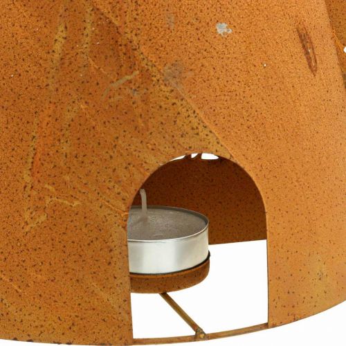 Produkt Świecznik na podgrzewacze Świąteczna patyna z jelenia jodła wys.50cm