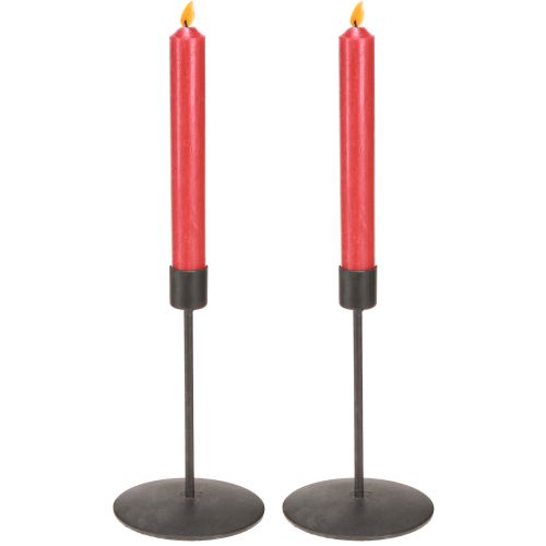 Produkt Świecznik metalowy świecznik antyczny brąz wys. 16cm 2szt