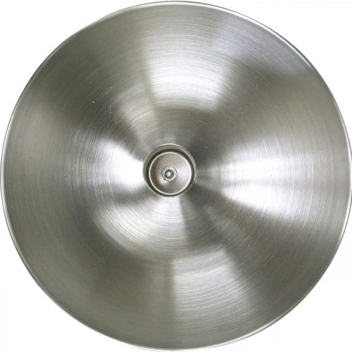 Produkt Świecznik srebrny Świecznik metalowy Ø15 W7,5cm